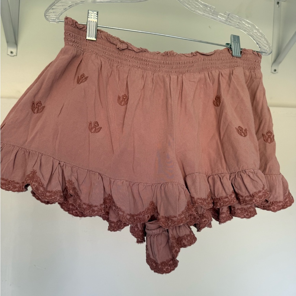 Anthropologie mauve Textured set - Picture 2 of 5
